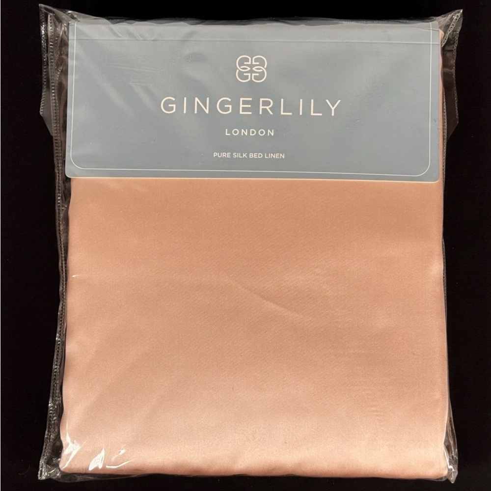 Gingerlily London King Mulberry Silk Duvet Cover Pure Silk Rose Pink 100% Luxury